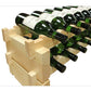 Vinotemp Modular Wine Rack, 2 x 9, 18 Bottle Capacity, Natural