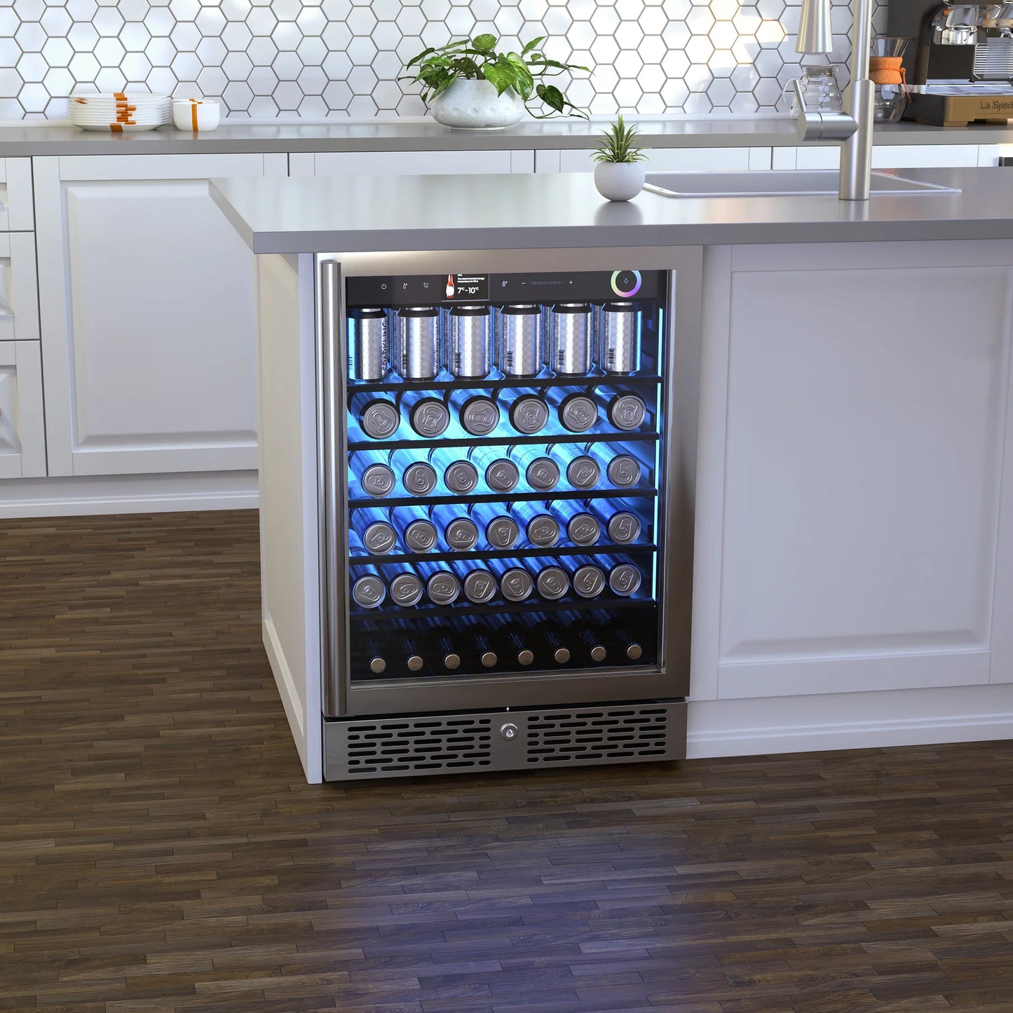 Vinotemp Vinoglow 151-Can Single-Zone Beverage Center